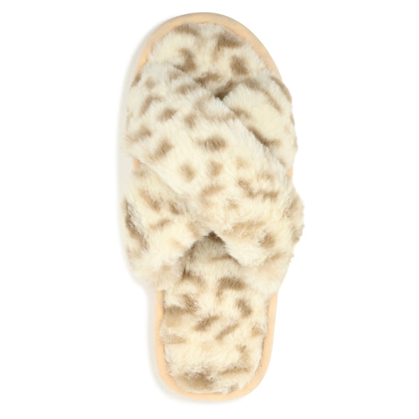 Women's Fiona Beige Leopard Slippers