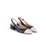 Berta Sutil Navy with Nude Tip