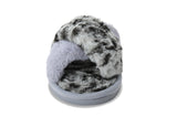 Women's Fiona Grey Leopard Slippers