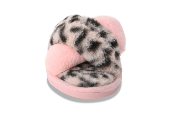 Women's Fiona Pink Leopard Slippers