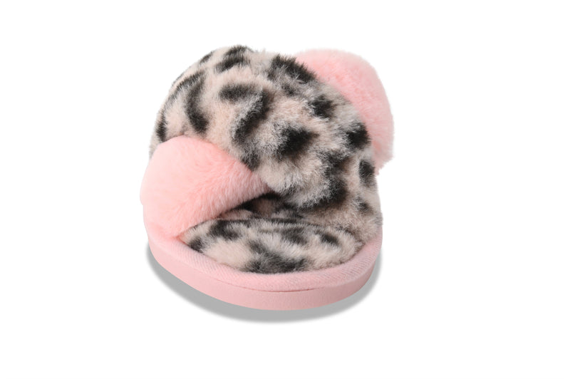 Women's Fiona Pink Leopard Slippers