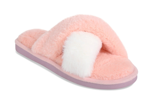 Women's Faith Pink/White Slippers