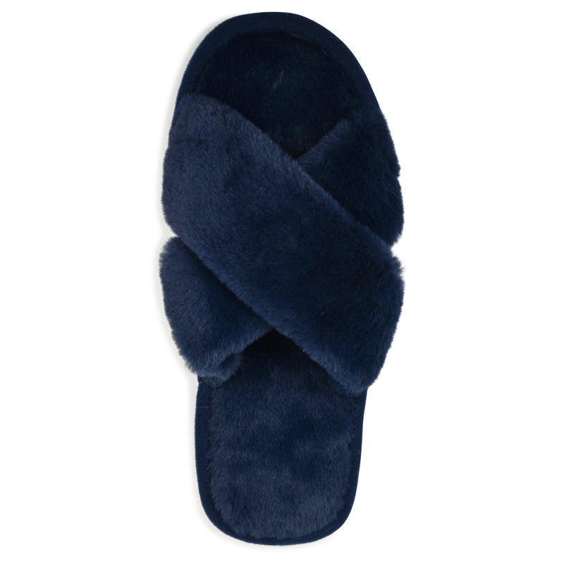 Women's Fiona Navy Slippers