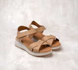 Napoli Ergonomic Crisscross Camel