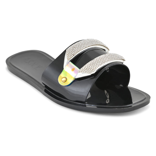 Women's Gia Jelly Sandals Black