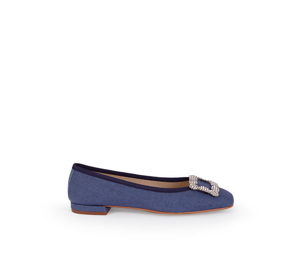 Tiara Blue Square Toe