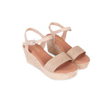 Natural Raffia Wedge