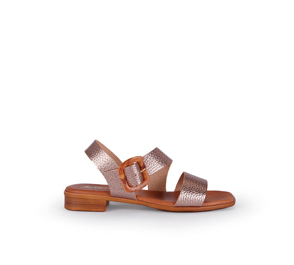 Juliette Side Buckle Pewter