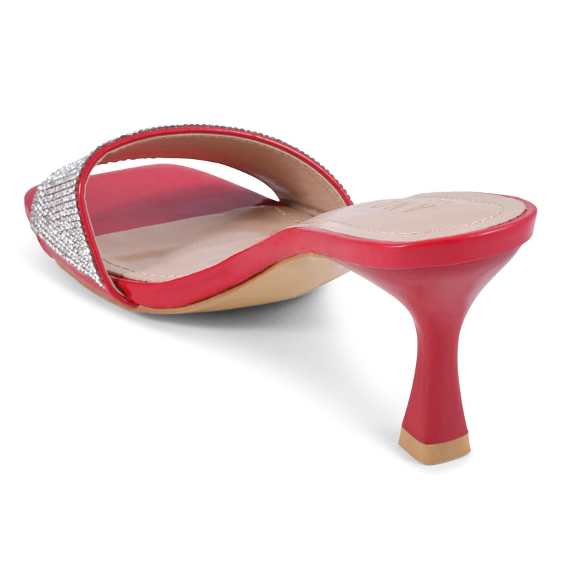 Women's Sandal Nina Black Red