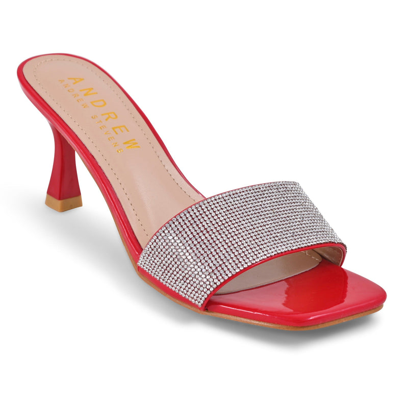 Women's Sandal Nina Black Red