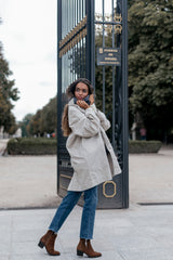 River Chestnut Suede Bootie