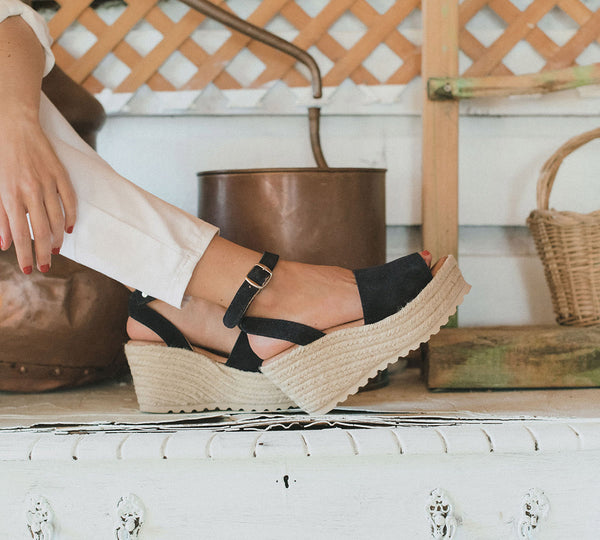 Wedge Loreto Black