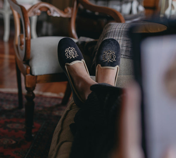 Royal Dark Gray Slipper