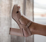 Pippa Nude Leather